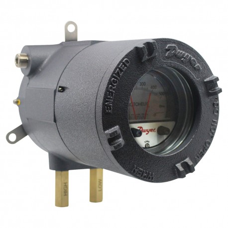 Pressostat/jauge photohélique approuvé ATEX/IECE x