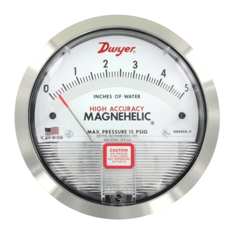 Série 2000 0-250 Pa manomètre Magnehelic